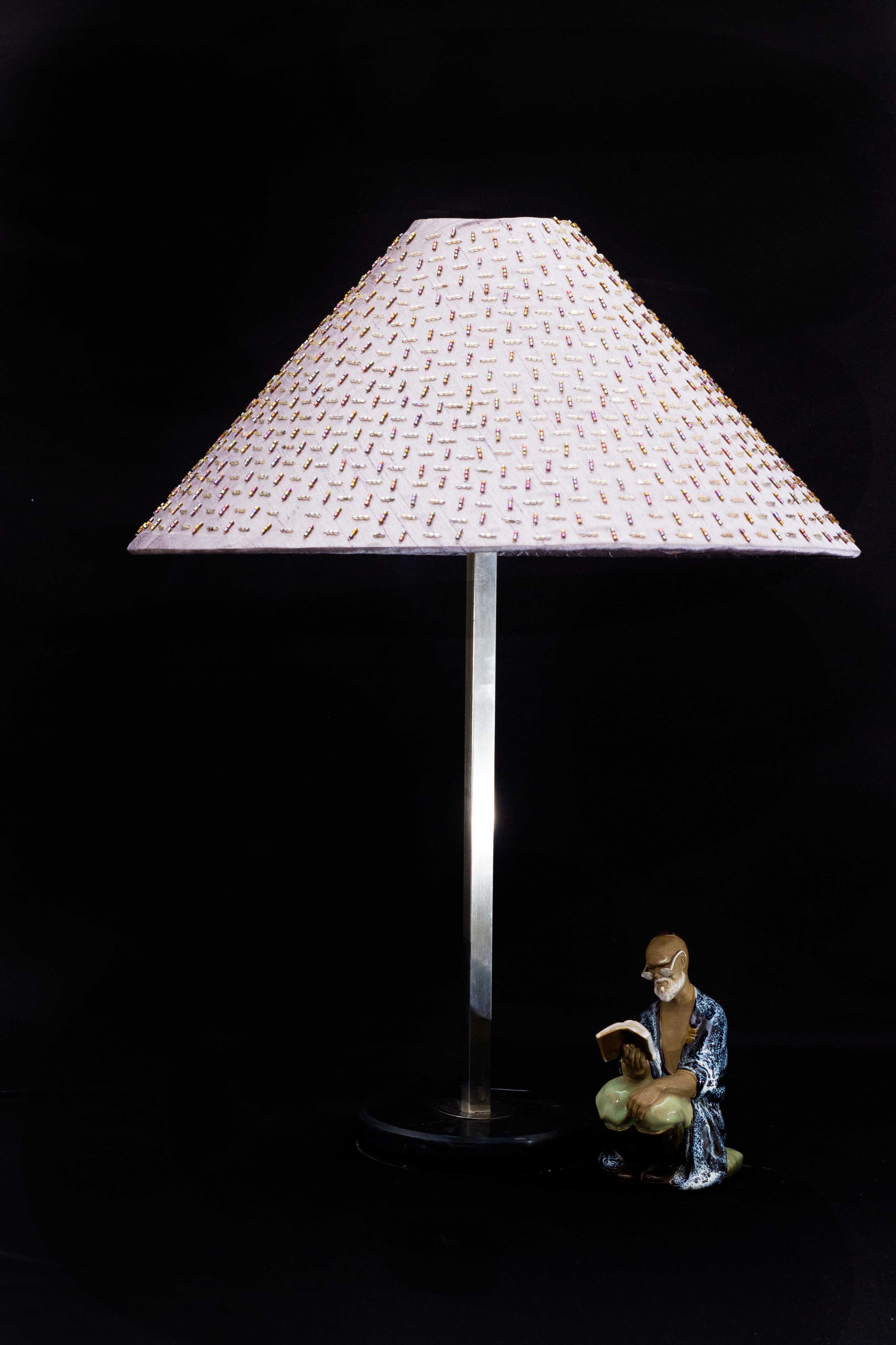 Hand-embroidered  lampshades II
